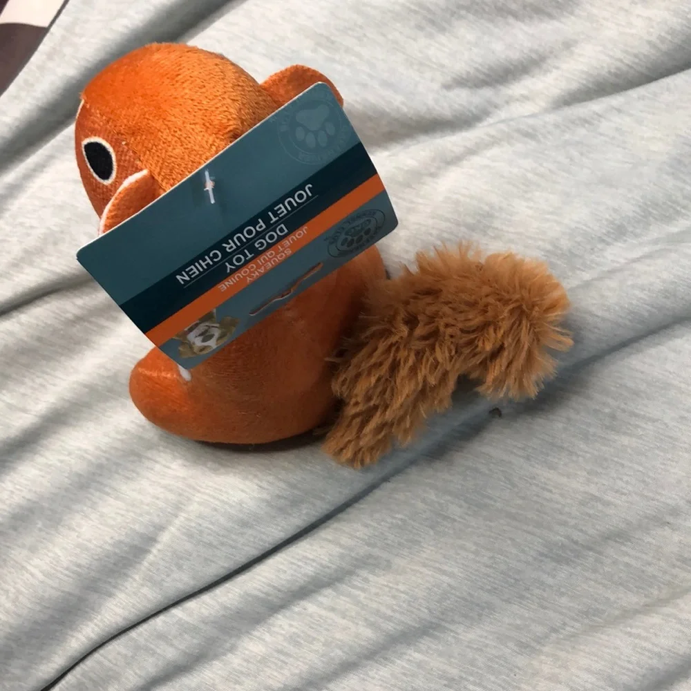 Brown Squirrel Dog Toy - Picture 5 of 6